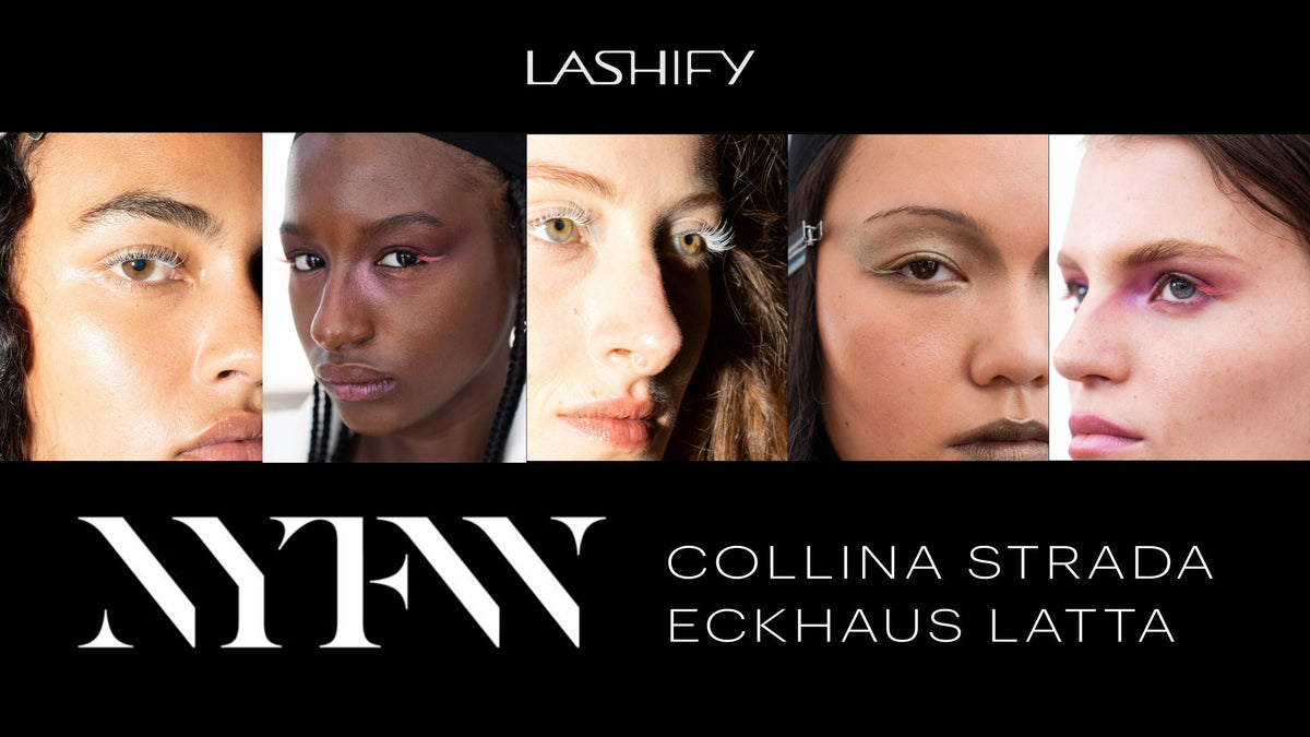 Backstage runway lash looks by Lashify and Isamaya Ffrench at NYFW Spring/Summer 2026