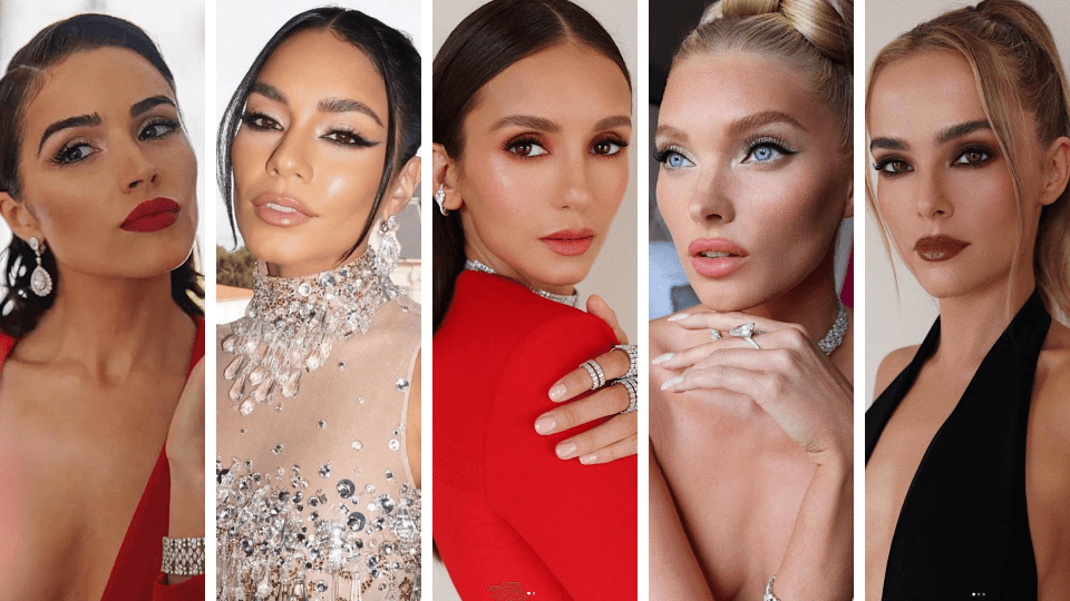 Celebrity on the Cannes 2022 red carpet wearing Lashify lashes