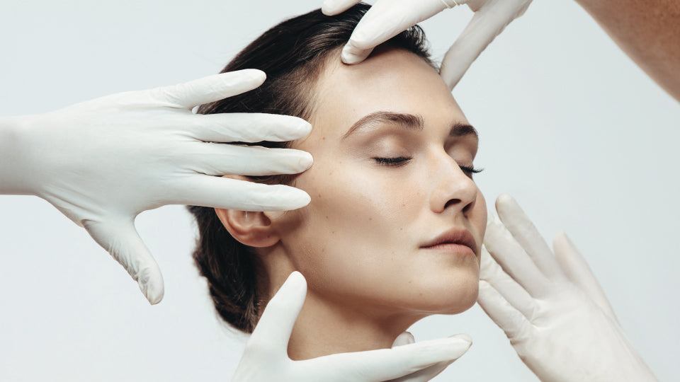 Assortment of anti-aging creams and wrinkle treatments for younger-looking skin