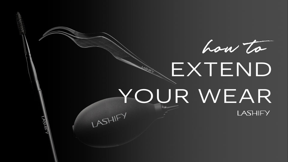 Gossamer lash map applied with Pre-Cleanse prep for longer-lasting DIY lash extensions