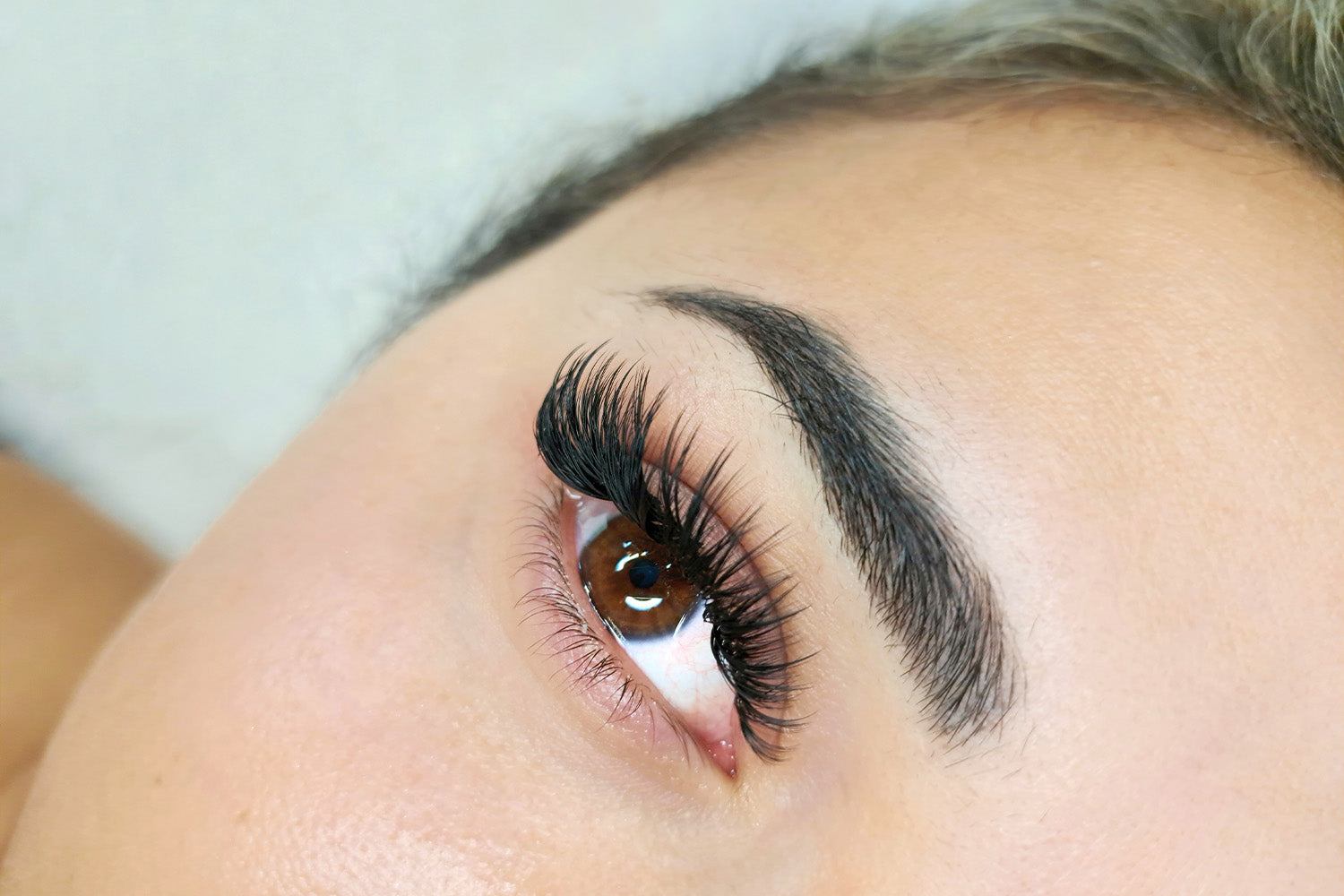 Lash Extensions Wet