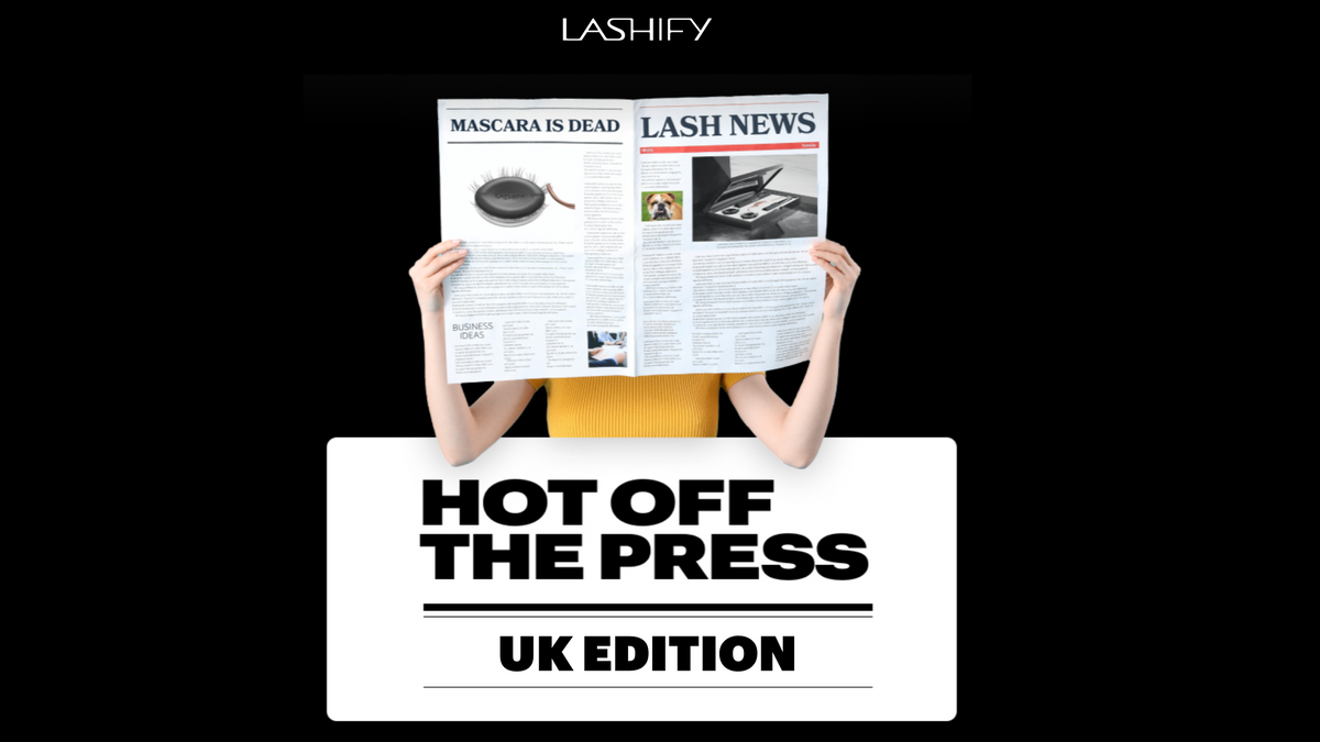 Lashify DIY lash extensions featured in UK press coverage including Vogue UK
