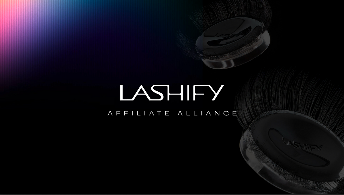 Lashify Affiliate Alliance creator applying DIY lashes with the Fuse Control Wand