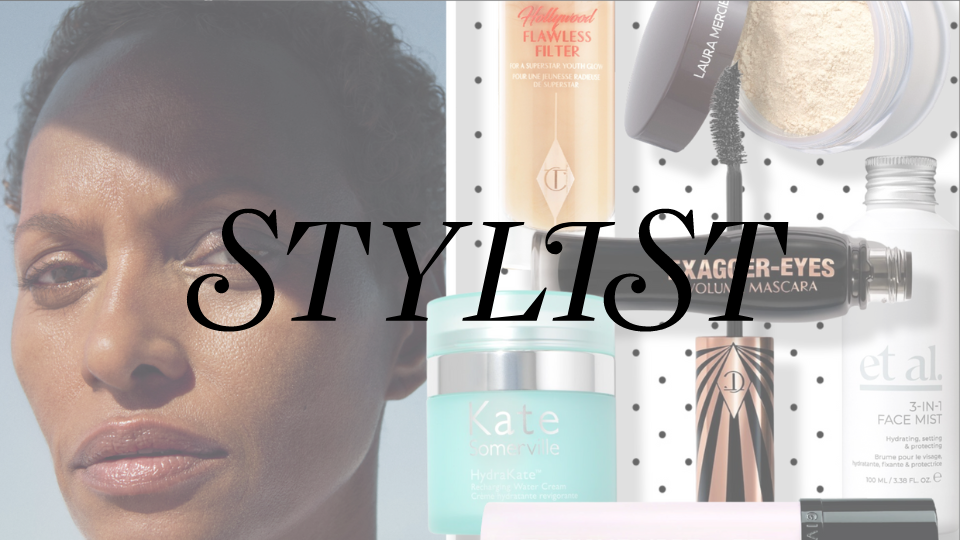 Celebrity makeup artist's kit of favorite beauty products used on every client