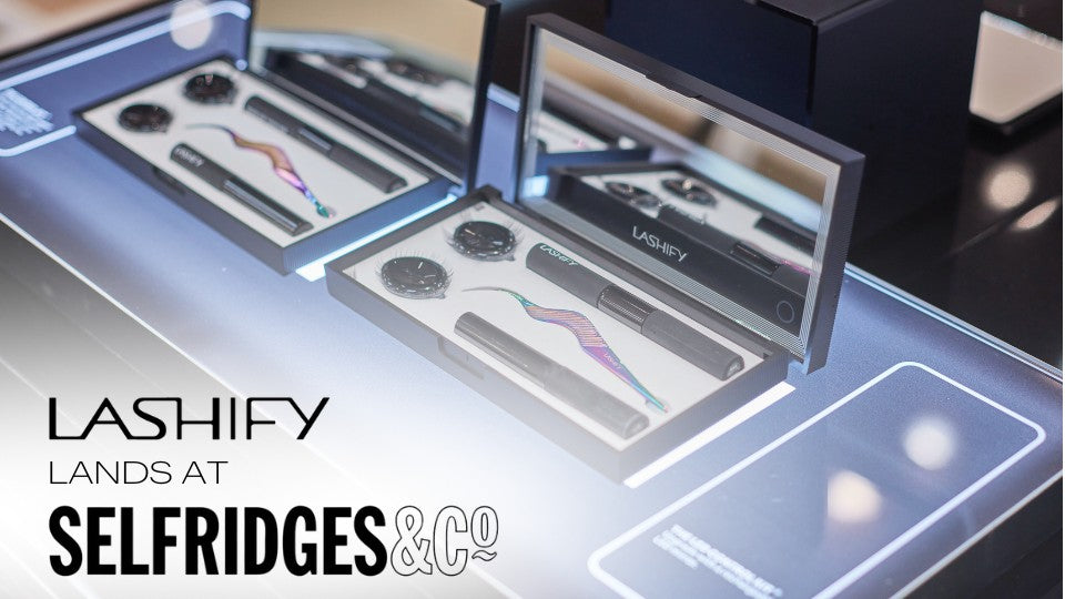 Lashify DIY lash extension counter at Selfridges department store in London