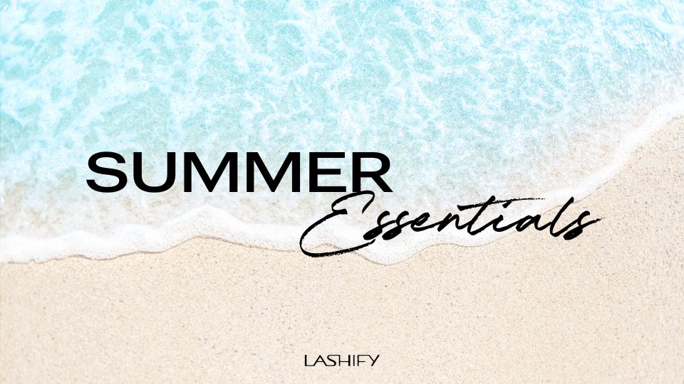 Lashify summer essentials including I-Line Gossamer® lashes and the Birdie Wand