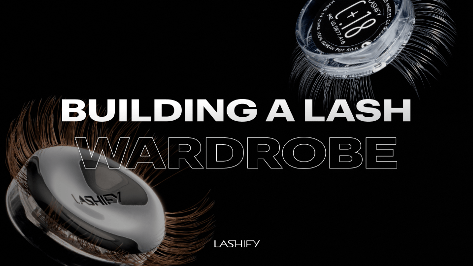 Collection of Lashify Gossamer lash cartridges in a range of styles and colors