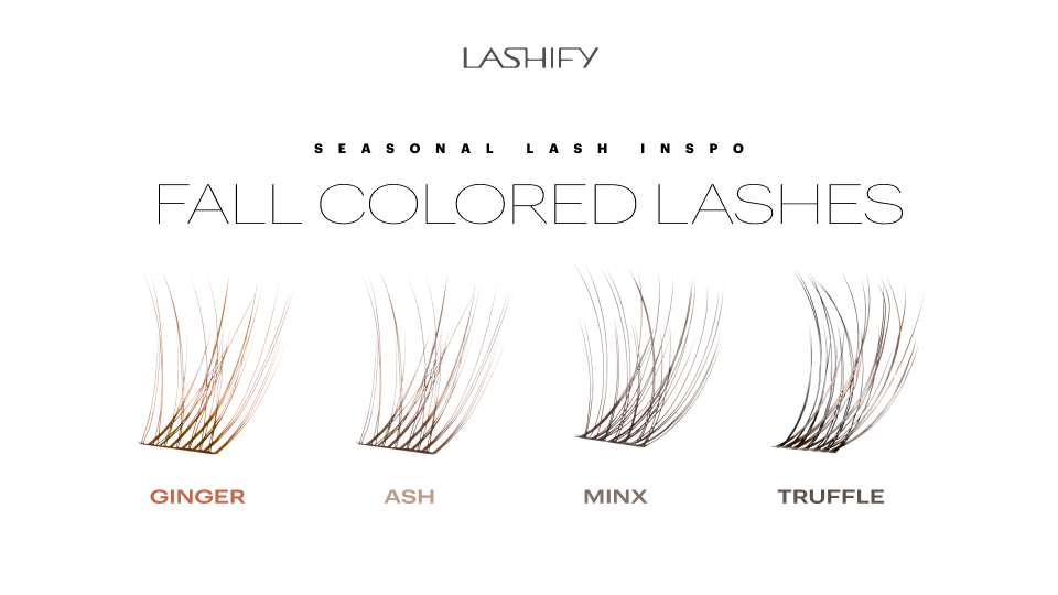Fall Colored Lashes: Seasonal Lash Inspo