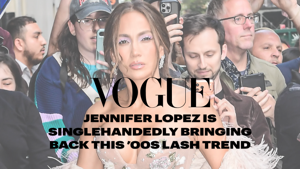 Jennifer Lopez Is Singlehandedly Bringing Back This ’00s Lash Trend