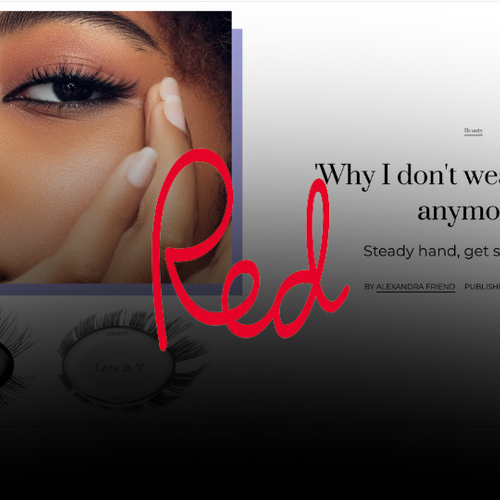 'Why I don't wear mascara anymore' Steady hand, get set, Lashify...Lashify 