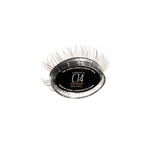 Last Call Dark Brown, Curled (Curl) Gossamer lashes